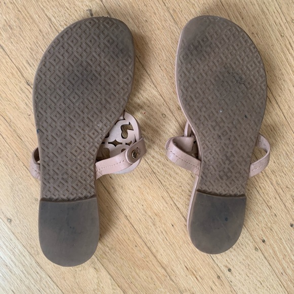 Tory Burch Miller sandals size 7.5 nude neutral - Picture 7 of 9